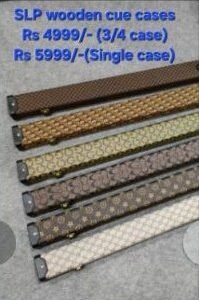SLP wooden cue cases